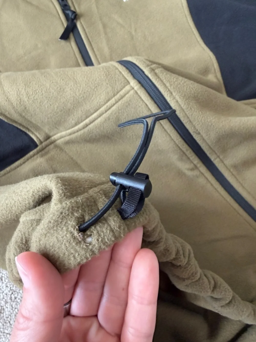 The North Face Men's TKA Attitude Full-Zip Fleece Jacket Military Green